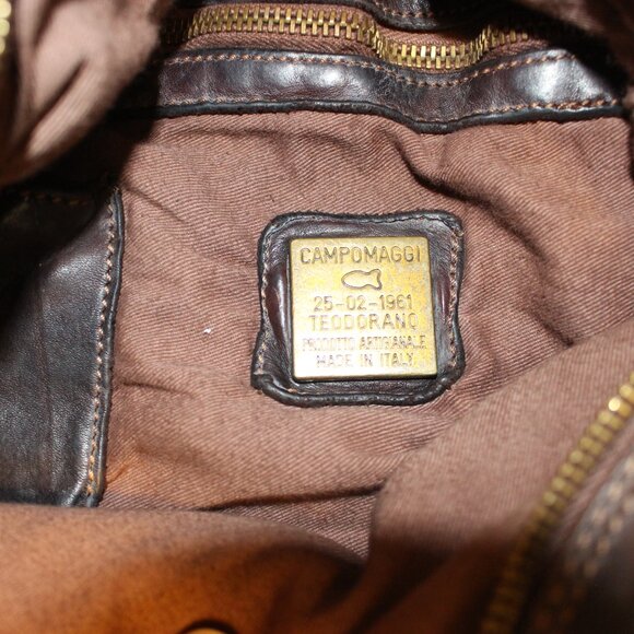 Campomaggi Leather Shoulder Bag - Picture 7 of 9